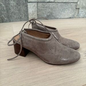Sofft Gray Suede Mules